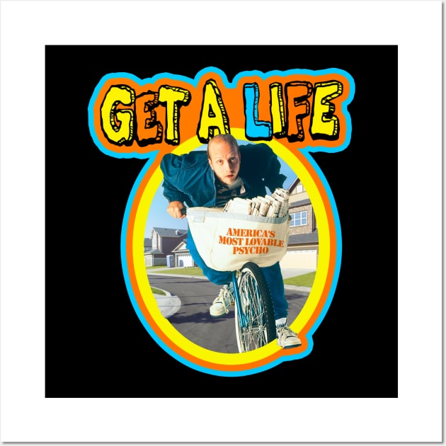 Get A Life // 90s Sitcom Wall Art by Niko Neon